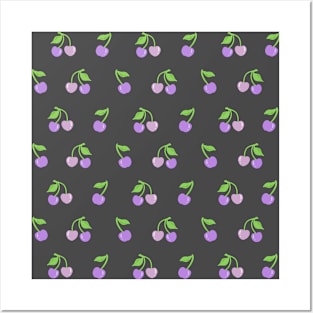 Purple Cherries Posters and Art